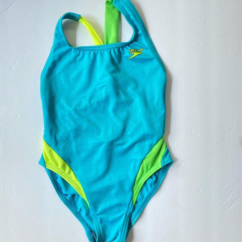 Speedo Girls one piece Swimsuit sz 7